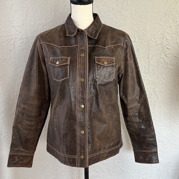 Genuine Leather Jacket - Picture 3 of 6